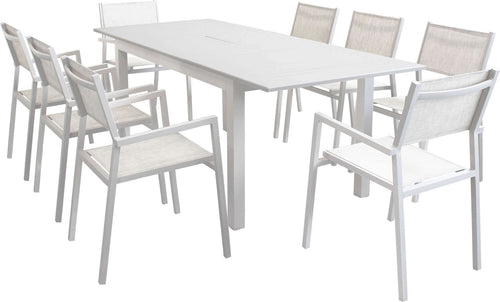 ARGENTUM---set-tavolo-da-giardino-allungabile-150/210x90-compreso-di-8-poltrone-in-alluminio-Tortora-Milani-Home