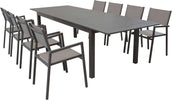 ARGENTUM---set-tavolo-da-giardino-allungabile-220/280x100-compreso-di-8-poltrone-in-alluminio-Taupe-Milani-Home