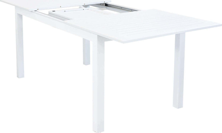 ARGENTUM---tavolo-da-giardino-allungabile-in-alluminio-150/210x90-Bianco-Milani-Home