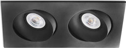 ARGÓN RCT Lampada incasso orientabile nera Illuminazione/Illuminazione per interni/Luci da incasso/Portafaretti da incasso Led Mall Home - Napoli, Commerciovirtuoso.it