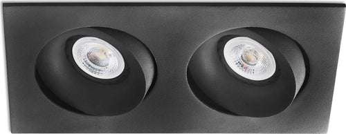 ARGÓN RCT Lampada incasso orientabile nera Illuminazione/Illuminazione per interni/Luci da incasso/Portafaretti da incasso Led Mall Home - Napoli, Commerciovirtuoso.it