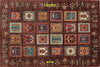 Ariana-Bakhtiari-Tappeto-Originale-Moderno-Extra-Fine-190x126-Marrone-Multicolore
