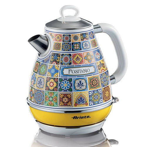 Ariete 2869 bollitore positano, bollitore elettrico, 1,7l, infusi, the, tisane, base cordless, autospegnimento - ARI2869PO