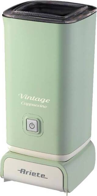 Ariete-cappuccinatore-vintage-2878,-montalatte-elettrico-stile-retrò-per-cappuccino-e-cioccolata-calda,-montalatte-elettrico-cappuccino-in-2-minuti,-capacità-250ml,-potenza-500-w,-verde
