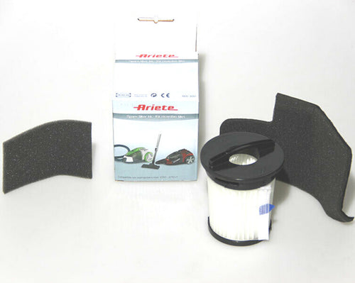 ARIETE KIT FILTRO HEPA + FILTRI ARIA ASPIRAPOLVERE JET FORCE 2791 2791/1 2791/3 - AT5166052900 Casa e cucina/Aspirapolvere e pulizia di pavimenti e finestre/Accessori per aspirapolvere/Filtri/Filtri per aspirapolvere verticale Rossi Ricambi - Venetico Marina, Commerciovirtuoso.it
