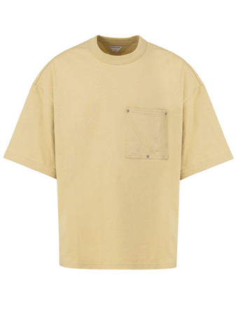 Bottega Veneta T-shirt oversize in jersey di cotone da uomo