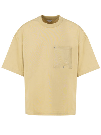 Bottega Veneta T-shirt oversize in jersey di cotone da uomo