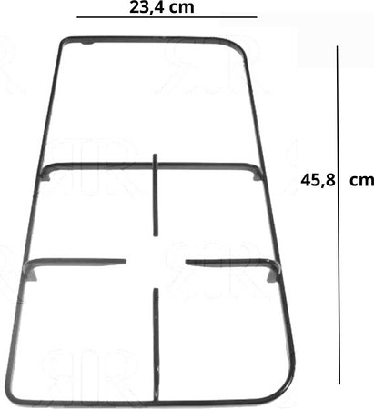 ARISTON GRIGLIA CUCINA 1 FUOCO + PIASTRA ELETTRICA SMALTATA NERA 45,8 X 23,4 CM Casa e cucina/Grandi elettrodomestici/Accessori e parti di ricambio/Ricambi e accessori per piani cottura/Griglie per piani cottura Rossi Ricambi - Venetico Marina, Commerciovirtuoso.it