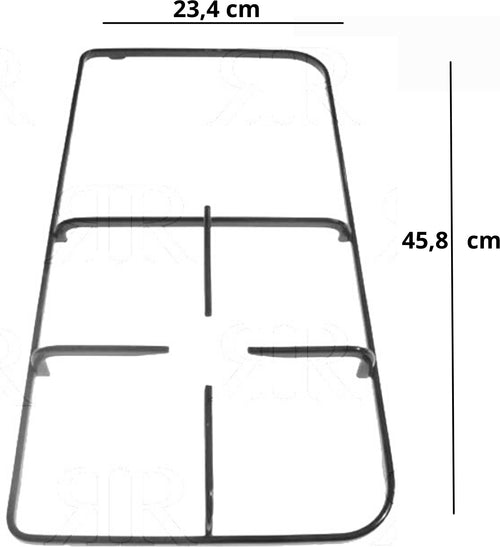 ARISTON GRIGLIA CUCINA 1 FUOCO + PIASTRA ELETTRICA SMALTATA NERA 45,8 X 23,4 CM Casa e cucina/Grandi elettrodomestici/Accessori e parti di ricambio/Ricambi e accessori per piani cottura/Griglie per piani cottura Rossi Ricambi - Venetico Marina, Commerciovirtuoso.it