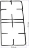 ARISTON GRIGLIA CUCINA 2 FUOCHI SMALTATA NERA 45,8 X 23,4 CM Casa e cucina/Grandi elettrodomestici/Accessori e parti di ricambio/Ricambi e accessori per piani cottura/Griglie per piani cottura Rossi Ricambi - Venetico Marina, Commerciovirtuoso.it