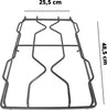 ARISTON GRIGLIA CUCINA GAS 2 FUOCHI SMALTATA NERA 48,5 X 25,5 cm Casa e cucina/Grandi elettrodomestici/Accessori e parti di ricambio/Ricambi e accessori per piani cottura/Griglie per piani cottura Rossi Ricambi - Venetico Marina, Commerciovirtuoso.it