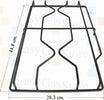 Ariston-Griglia-per-piano-cottura-cucina-a-gas-2-Fuochi-Nera-Lucida-CM.44,8-X-28,3-C00032437