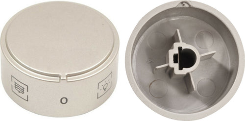 ARISTON HOTPOINT - MANOPOLA FORNO 6 FUNZIONI ARGENTO ORIGINALE C00114023 - Casa e cucina/Grandi elettrodomestici/Accessori e parti di ricambio/Ricambi e accessori per forni/Finiture e manopole per forni Rossi Ricambi - Venetico Marina, Commerciovirtuoso.it