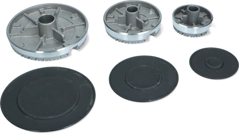 ARISTON HOTPOINT 3 BRUCIATORI + PIATTELLI SPARTIFIAMMA 3 FUOCHI CUCINA GAS Casa e cucina/Utensili da cucina/Bruciatori da cucina Rossi Ricambi - Venetico Marina, Commerciovirtuoso.it