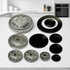 ARISTON HOTPOINT KIT 5 BRUCIATORI +PIATTELLI SPARTIFIAMMA 4FUOCHI + TRIPLA CORONA