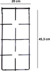 ARISTON INDESIT GRIGLIA CUCINA 2 FUOCHI SMALTATA NERA CM.45,3 X 20 C00041904 Casa e cucina/Grandi elettrodomestici/Accessori e parti di ricambio/Ricambi e accessori per piani cottura/Griglie per piani cottura Rossi Ricambi - Venetico Marina, Commerciovirtuoso.it