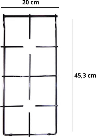 ARISTON INDESIT GRIGLIA CUCINA 2 FUOCHI SMALTATA NERA CM.45,3 X 20 C00041904 Casa e cucina/Grandi elettrodomestici/Accessori e parti di ricambio/Ricambi e accessori per piani cottura/Griglie per piani cottura Rossi Ricambi - Venetico Marina, Commerciovirtuoso.it