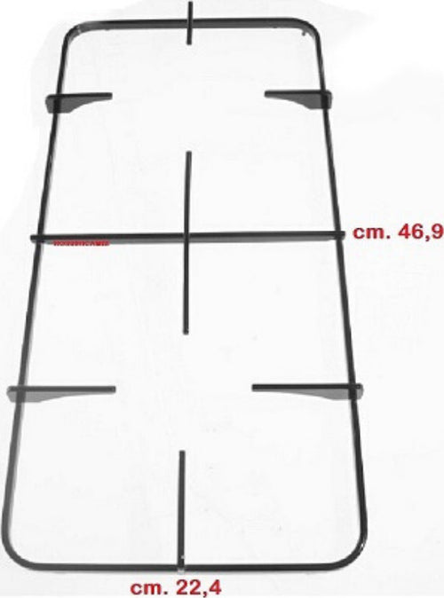 ARISTON INDESIT GRIGLIA CUCINA 2 FUOCHI SMALTATA NERA CM.46,9 X 22,4 Casa e cucina/Grandi elettrodomestici/Accessori e parti di ricambio/Ricambi e accessori per piani cottura/Griglie per piani cottura Rossi Ricambi - Venetico Marina, Commerciovirtuoso.it