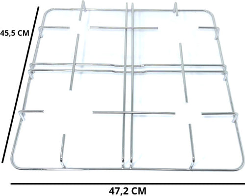 ARISTON INDESIT GRIGLIA CUCINA 4 FUOCHI IN ACCIAIO 45,5 X 47 CM Casa e cucina/Grandi elettrodomestici/Accessori e parti di ricambio/Ricambi e accessori per piani cottura/Griglie per piani cottura Rossi Ricambi - Venetico Marina, Commerciovirtuoso.it
