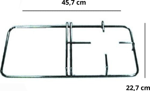 ARISTON INDESIT GRIGLIA CUCINA GAS 1 FUOCO + PIASTRA IN ACCIAIO 45,7 X 22,7 cm Casa e cucina/Grandi elettrodomestici/Accessori e parti di ricambio/Ricambi e accessori per piani cottura/Griglie per piani cottura Rossi Ricambi - Venetico Marina, Commerciovirtuoso.it