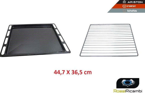 ARISTON INDESIT GRIGLIA E LACCARDA TEGLIA FORNO 447x365 mm - ORIGINALI - 2 PEZZI Casa e cucina/Grandi elettrodomestici/Accessori e parti di ricambio/Ricambi e accessori per forni/Graticole per forni Rossi Ricambi - Venetico Marina, Commerciovirtuoso.it