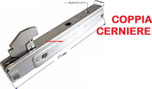ARISTON INDESIT WHIRLPOOL COPPIA CERNIERE MOLLE FORNO C00114114 482000080065 Casa e cucina/Grandi elettrodomestici/Accessori e parti di ricambio/Ricambi e accessori per forni/Finiture e manopole per forni Rossi Ricambi - Venetico Marina, Commerciovirtuoso.it