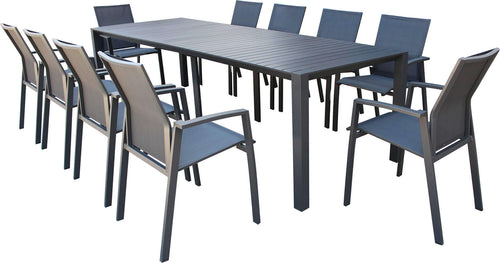 ARIZONA---set-tavolo-in-alluminio-cm-85-x-51,50/104/156/208/260-x-74-h-con-10-sedute-Antracite-Milani-Home