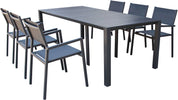 ARIZONA---set-tavolo-in-alluminio-cm-85-x-51,50/104/156/208/260-x-74-h-con-6-sedute-Antracite-Milani-Home