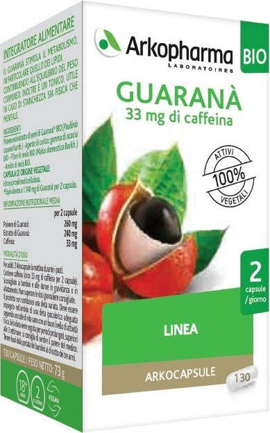 ARKOCAPSULE®-GUARANÀ-BIO-integratore-alimentare-130-capsule-Arkopharma