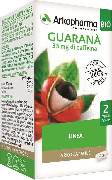 ARKOCAPSULE®-GUARANÀ-BIO-integratore-alimentare-40-capsule-Arkopharma