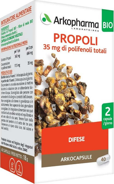 ARKOCAPSULE-PROPOLI-BIO-integratore-alimentare-40-capsule-Arkopharma