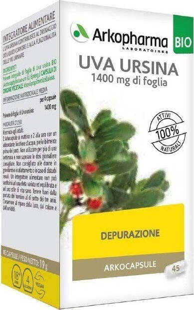 ARKOCAPSULE®-UVA-URSINA-BIO-integratore-alimentare-45-capsule-Arkopharma