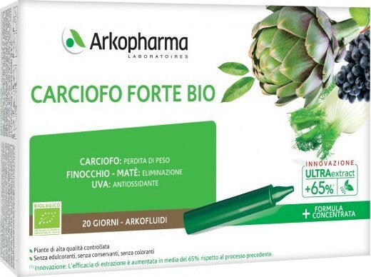 ARKOFLUIDI-CARCIOFO-FORTE-BIO-integratore-alimentare-20-fiale-Arkopharma