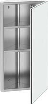 Armadietto-Angolare-Bagno-in-Acciaio-Anta-a-Specchio-Chiusura-Magnetica-3-Ripiani-Salvaspazio-60x30x18.4cm-TG202-0551TG2