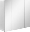 Armadietto-Bagno-con-3-Ante-Specchiate-e-Ripiani-Regolabili,-70x15x60cm,-Bianco-KJ4834-366KJ4