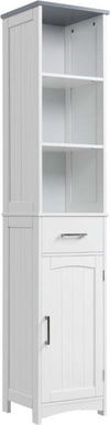 Armadietto-Bagno-con-Scaffale-a-3-Livelli,-1-Cassetto-e-1-Mobiletto,-34x30x163cm-AZ7834-364LGAZ7