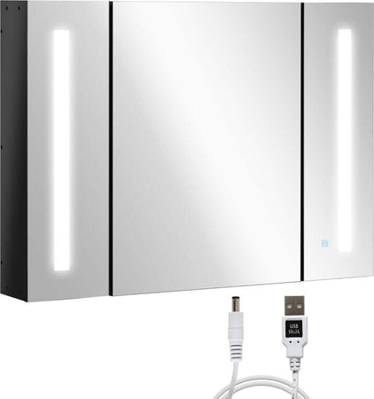 Armadietto-con-Specchio-da-Bagno-a-Parete-in-MDF-con-3-Armadietti,-3-Ripiani-e-Luce-LED,-90x15x65-cm,-Nero-WD6834-416BKWD6