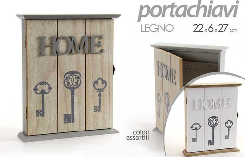 Armadietto Portachiavi Parete Appendino Home 22x6x27cm Shabby Chic Col Ass 765896 Casa e cucina/Arredamento/Ingresso/Portachiavi da parete Trade Shop italia - Napoli, Commerciovirtuoso.it