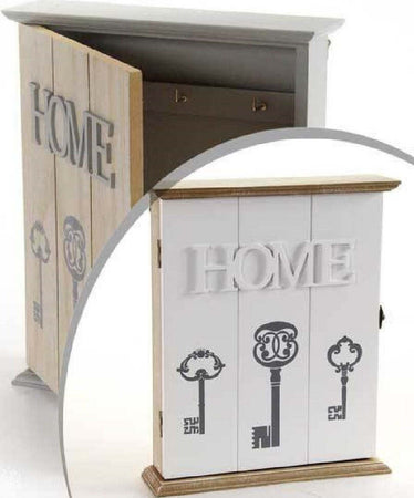 Armadietto Portachiavi Parete Appendino Home 22x6x27cm Shabby Chic Col Ass 765896 Casa e cucina/Arredamento/Ingresso/Portachiavi da parete Trade Shop italia - Napoli, Commerciovirtuoso.it