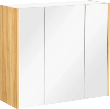 Armadietto-Specchiera-Bagno-a-3-Ante-con-Mensole-Regolabili,-68x22x60cm,-Bianco-TG9834-559V80WTTG9