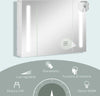 Armadietto-Specchiera-da-Bagno-con-3-Armadietti,-3-Ripiani-e-Luce-LED,-90x15x65-cm,-Bianco-UJ2834-416WTUJ2