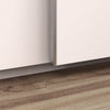 Armadio Afra 2 ante scorrevoli con specchio colore bianco