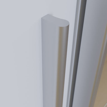 Armadio Callia con 2 ante battenti colore bianco e 2 ante scorrevoli con specchio 270.3x61.2xH210.5 cm.