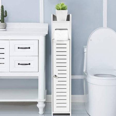 Armadio-da-Bagno--Mobiletto-Porta-Carta-Igienica-Armadietto-Salvaspazio