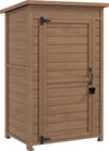 Armadio-da-Giardino-in-Legno-con-Ripiano-Regolabile-e-Catenaccio,-75x56x117cm,-Marrone-GM184G-415V00BNGM1