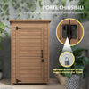 Armadio-da-Giardino-in-Legno-con-Ripiano-Regolabile-e-Catenaccio,-75x56x117cm,-Marrone-GM184G-415V00BNGM1