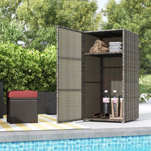 Armadio-da-Giardino-in-Rattan-PE-con-2-Vani,-60x63x120cm,-Grigio-JK3865-017V00GYJK3