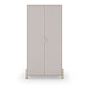 Armadio Enola 2 ante in legno massiccio colore beige