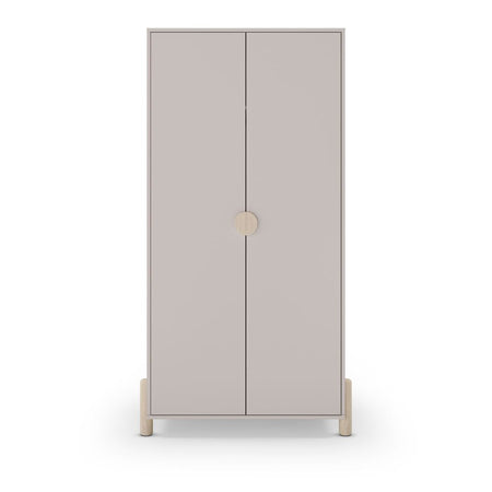 Armadio Enola 2 ante in legno massiccio colore beige