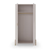 Armadio Enola 2 ante in legno massiccio colore beige